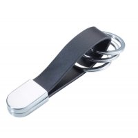 Brelok TROIKA Twister Style, 3 kółka do kluczy, czarny