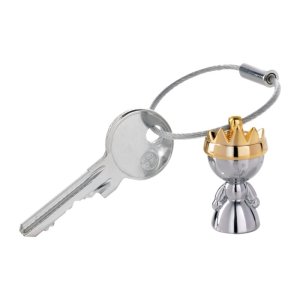 Brelok TROIKA Little Queen, chromowany metal