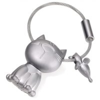 Brelok TROIKA Katz + Maus, 2 charmsy, metal