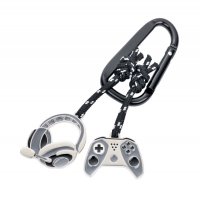 Brelok TROIKA Gaming, karabińczyk, 2 charmsy, emaliowany metal