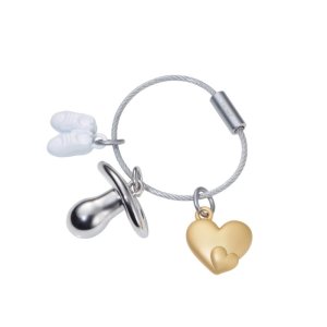 Brelok TROIKA Welcome Baby, 3 zawieszki, metal