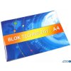 Blok techniczny biały A4 10k 250g KRESKA