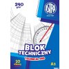 Blok techniczny ASTRAPAP A3 240g, 106119007
