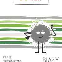Blok techniczny biały A4, 170g, 10 ark, Happy Color HA 3550 2030-0