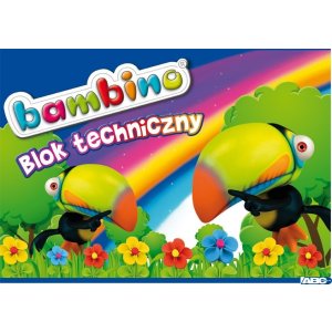 Blok techniczny BAMBINO A4 10kar.UNIPAP
