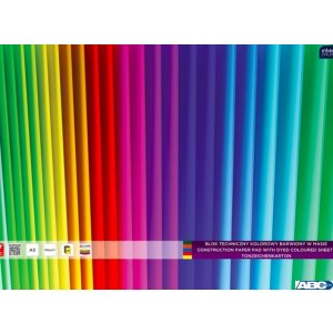 Blok tech.A5 kolor.20k barwiony w masie INTERDRUK  5932
