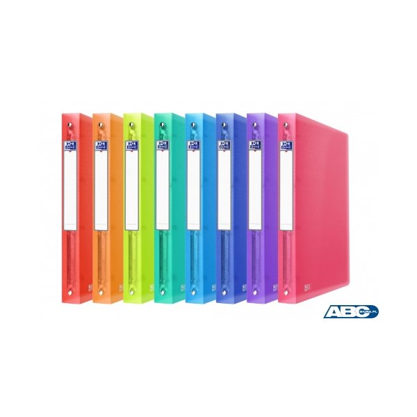 Segregator 4 ringowy Urban A4 grzbiet 40mm PP przejrzysty mix 400147047 OXFORD