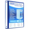 Segregator ofertowy DONAU, PP, A4 / 4RD / 50, niebieski