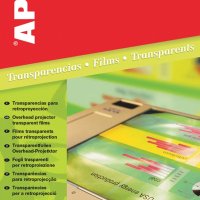 Folia do rzutników APLI, A4, kopiarka, bezbarwna 100ark.