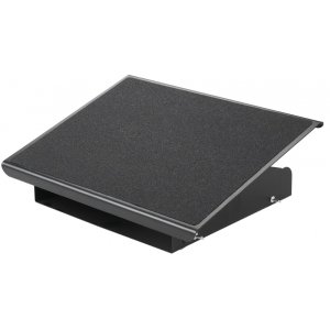 Metalowy podnóżek Q-CONNECT, 41,5x32,6cm, antypoślizgowy