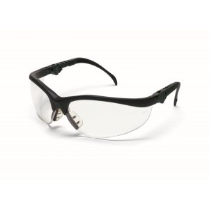 Okulary ochronne MCR Klondike Plus, bezbarwne soczewki, czarne oprawki