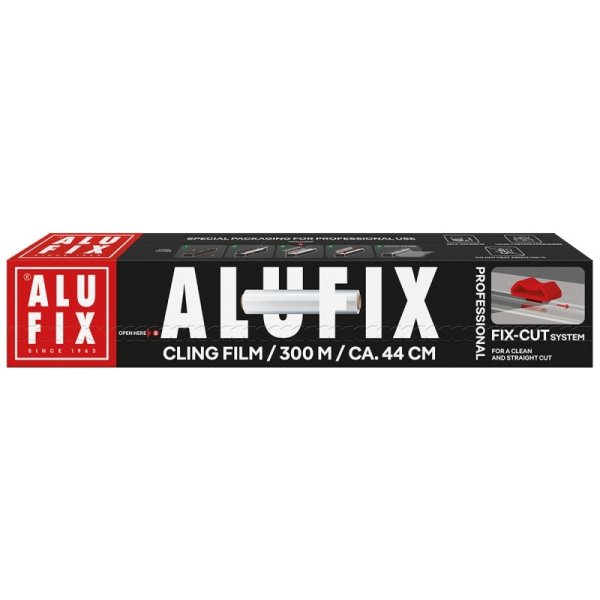 Folia spożywcza ALUFIX Fix-Cut, PVC, 44cmx300m