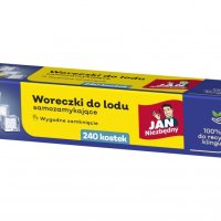 Woreczki do lodu JAN NIEZBĘDNY, pudełko 240 szt.