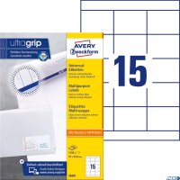 TrwaTrwałe etykiety uniwersalne 3669 Avery Zweckform A4, 100 ark./op., 70 x 50,8 mm, białe