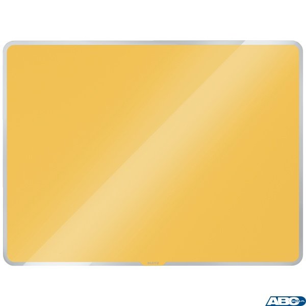 Szklana tablica magnetyczna Leitz Cosy 60x40cm, żółta 70420019