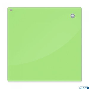 Tablica szklana magnetyczna 45x45cm jasna zieleń 2X3 TSZ4545 G