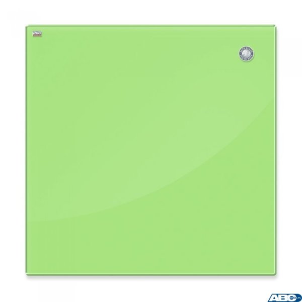 Tablica szklana magnetyczna 45x45cm jasna zieleń 2X3 TSZ4545 G