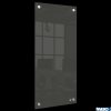 Mała podłużna szklana tablica suchościeralna Nobo Home 300x600mm, czarna 1915609