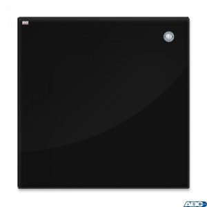 Tablica szklana magnetyczna 45x45cm czarna 2X3 TSZ4545 B