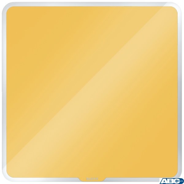 Szklana tablica magnetyczna Leitz Cosy 45x45cm, żółta 70440019