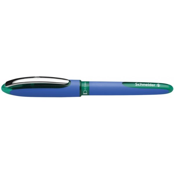 Pióro kulkowe SCHNEIDER One Hybrid C, 0,3 mm, zielony