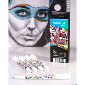 Pióro kulkowe PK-07 / AABCC-5szt. etui 404-530 RYSTRO