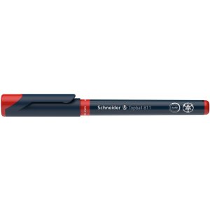 Pióro kulkowe SCHNEIDER Topball 811, 0,5 mm, czerwone