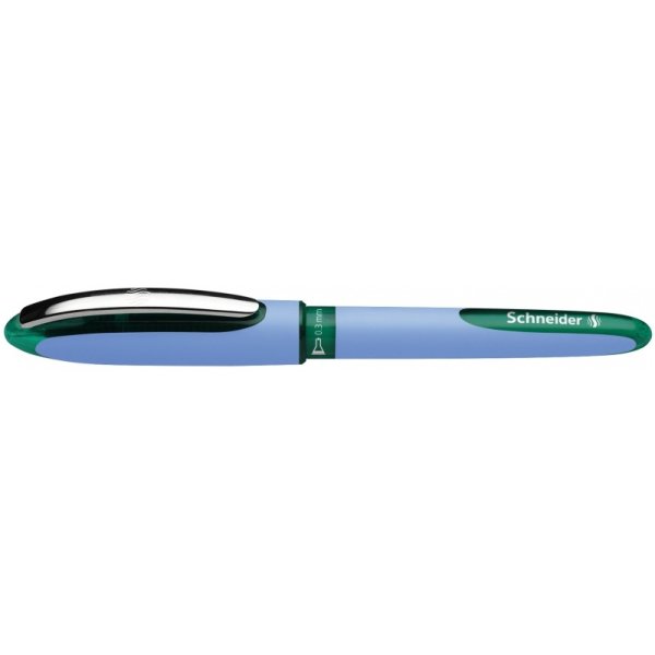 Pióro kulkowe SCHNEIDER One Hybrid N, 0,3 mm, zielony