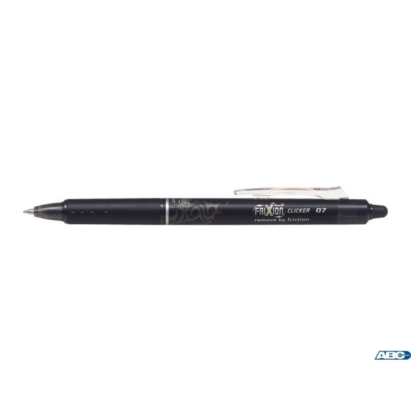 Pióro kulkowe PILOT FRIXION CLICKER 0.7 czarne PIBLRT-FR7-B