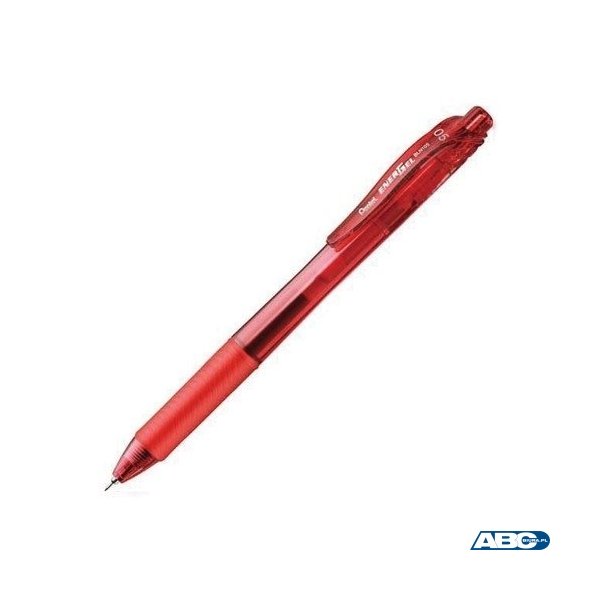 Cienkopis kulkowy 0,5mm czerwony BLN105-B PENTEL