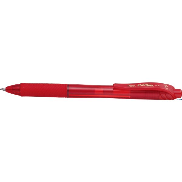 Pióro kulkowe 0,7mm ENERGEL czerwone BL107-B PENTEL