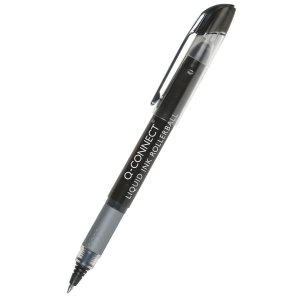 Cienkopis kulkowy Q-CONNECT 0,5mm (linia), zawieszka, czarny