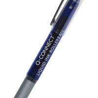 Cienkopis kulkowy Q-CONNECT 0,5mm (linia), zawieszka, niebieski
