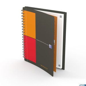 Kołonotatnik B5 80 kartek, kratka  /  tagi, INTERNATIONAL MEETINGBOOK, OXFORD, 400080788