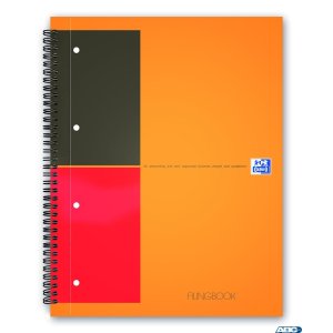 Kołonotatnik A4 +  100k linia INTERNATIONAL OXFORD FILLINGBOOK 100102000