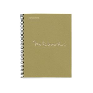 Kołonotatnik MIQUELRIUS NB-1 Emotions, A4, w kratkę, 80 kart., 80g, ekozielony