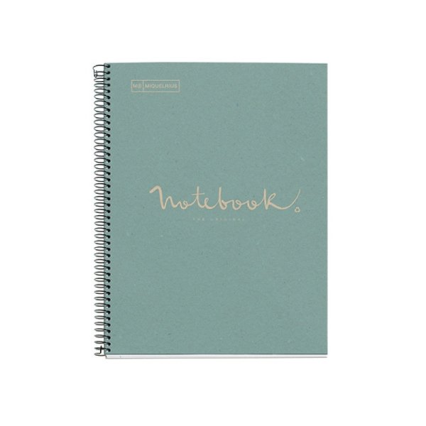 Kołonotatnik MIQUELRIUS NB-1 Emotions, A4, w kratkę, 80 kart., 80g, ekoniebieski