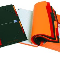 Kołonotatnik A4 80 kartek, linia / tagi, INTERNATIONAL ORGANISERBOOK, OXFORD, 100100462 (X)
