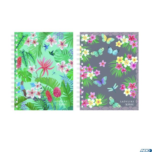 Brulion na spirali A6 100k kratka Ladylike 50044221 Herlitz