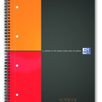 Kołonotatnik A4 80 kartek, kratka / tagi, INTERNATIONAL, OXFORD, 100103664
