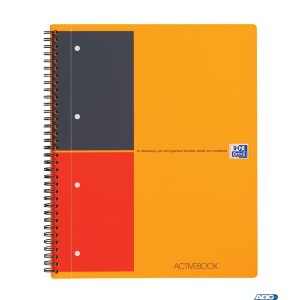 Kołonotatnik A4 80 kartek, linia  /  tagi, INTERNATIONAL ACTIVEBOOK, OXFORD, 100102994