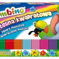 Plastelina BAMBINO 10 kol. Kwadrat *2823 ST.MAJEWSKI