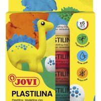 Zestaw plasteliny JOVI, 6x15g, mix kolorów