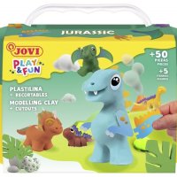 Zestaw plasteliny JOVI Play&Fun, dinozaury