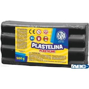 Plastelina Astra 500g czarna, 303117013