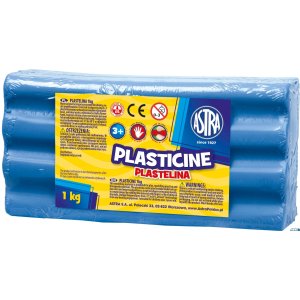 Plastelina Astra 1 kg niebieska, 303111012