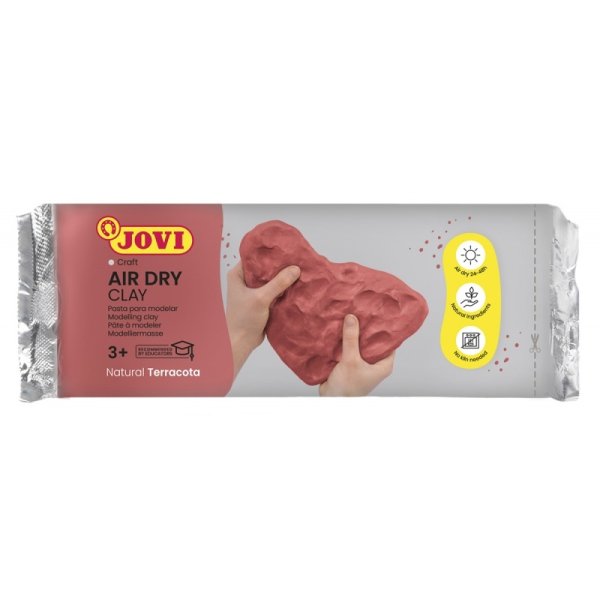 Glina samoutwardzalna JOVI, 1000g, ceglana (terracotta)