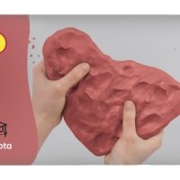 Glina samoutwardzalna JOVI, 1000g, ceglana (terracotta)