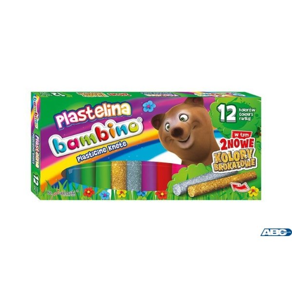 Plastelina BAMBINO 12 kolorów St.Majewski
