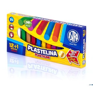 Plastelina Astra 13 kolorów - 12 + 1 kolor gratis, 303115007
